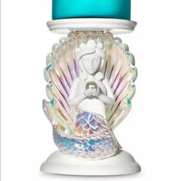 Gorgeous Mermaid 3 Wick Candle Pedestal